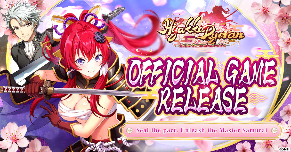 Article image for: Hyakka Ryoran Master Samurai Chronicles is Now Officially Live!