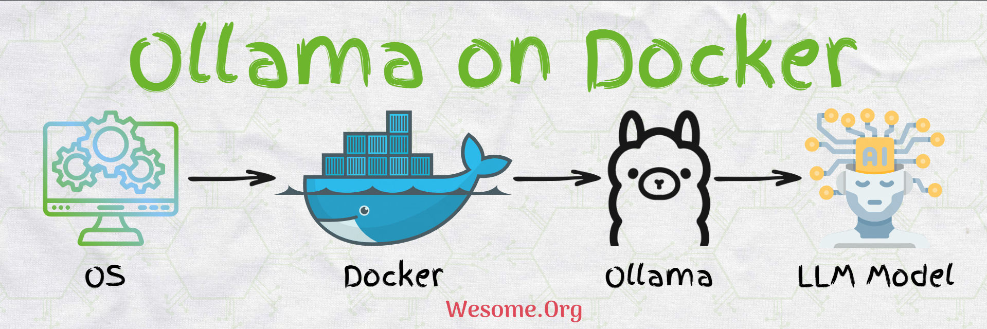 Ollama on docker wesome