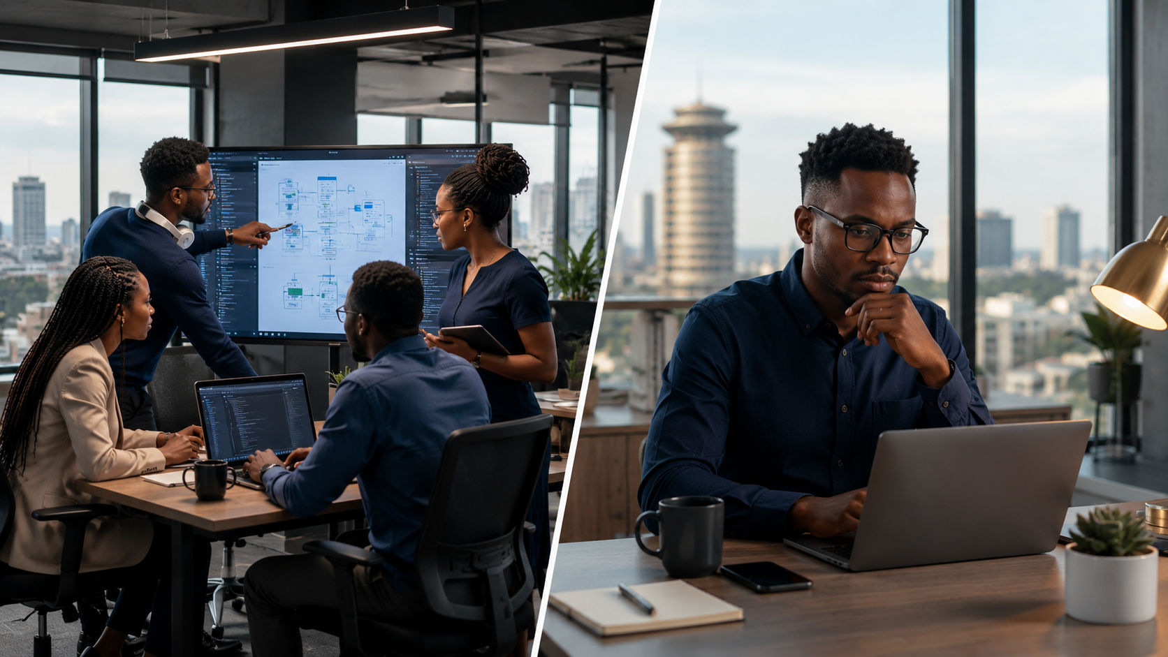 A custom software company brings a full team of specialists to your project. A freelancer, however skilled, is a team of one. Skyfalke's structured delivery model ensures every project has the right people in the right roles.