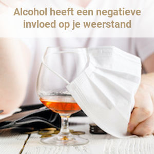 Alcohol heeft een negatief effect op je weerstand