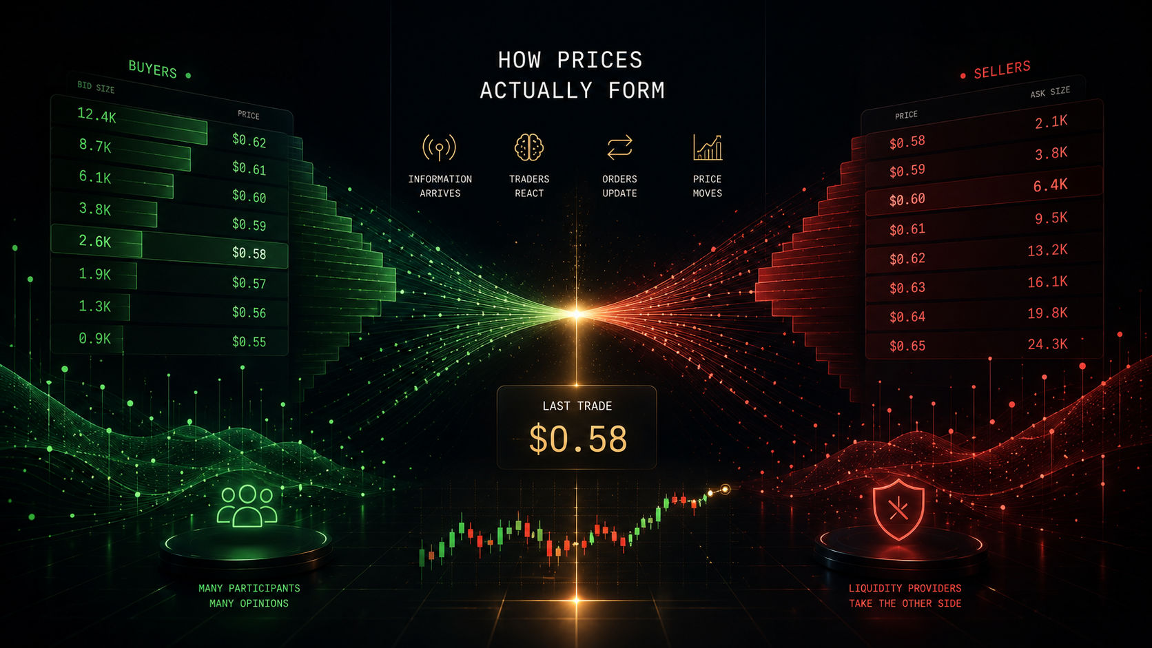Prediction Market Microstructure: How Prices Actually Form