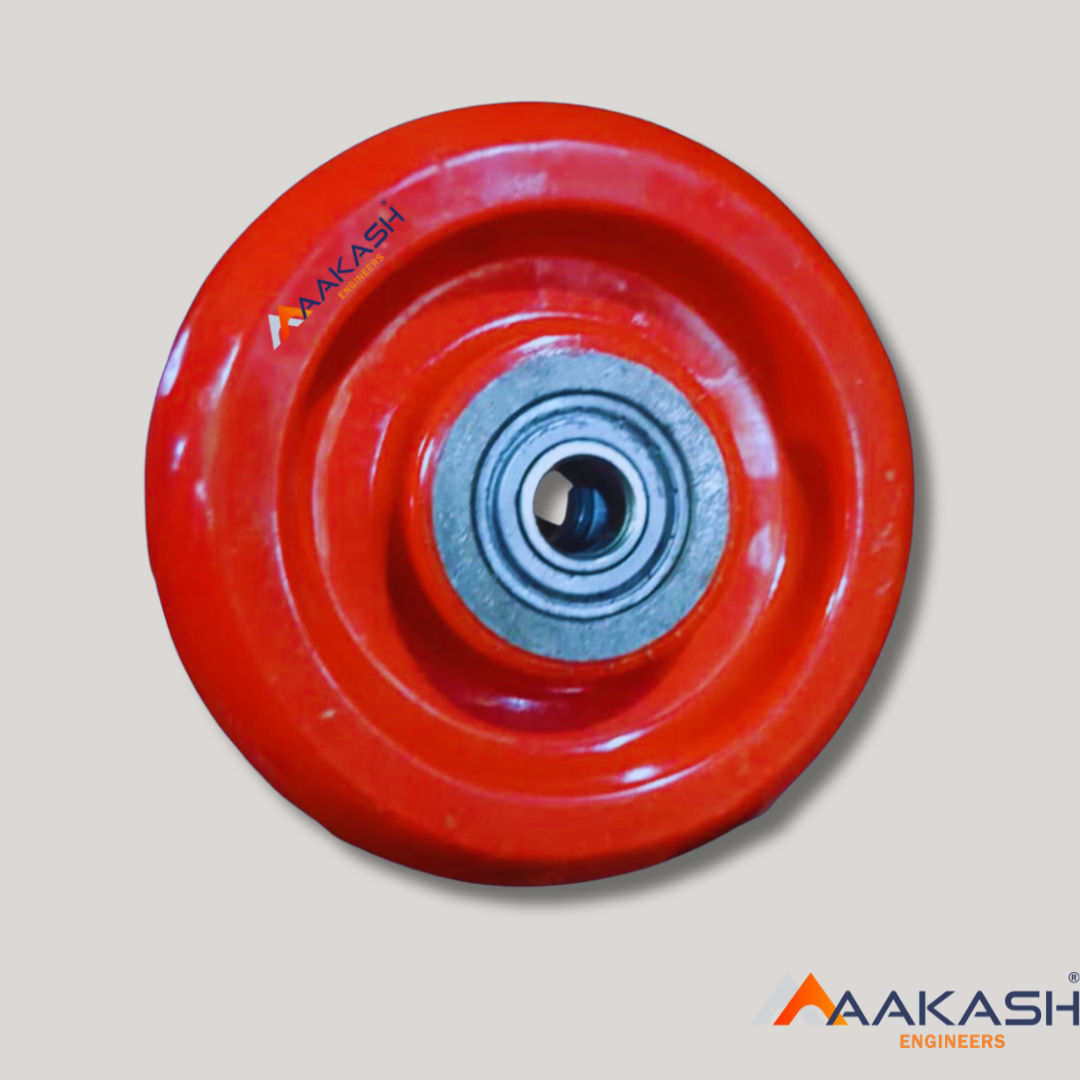 Polyurethane on cast iron wheels (PU on CI Wheels)