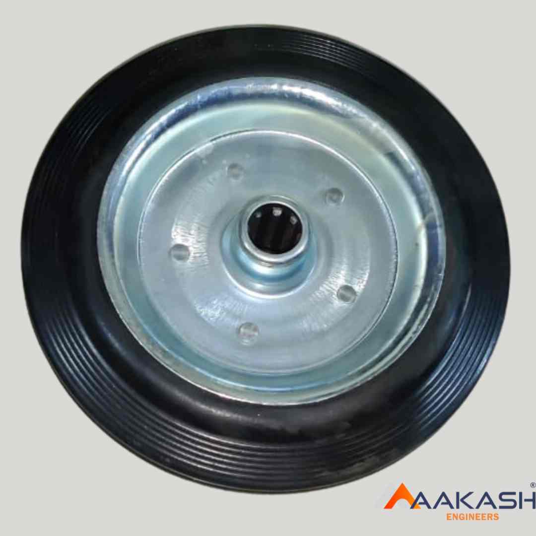 Solid Rubber Tyre- Pressed Steel Disc