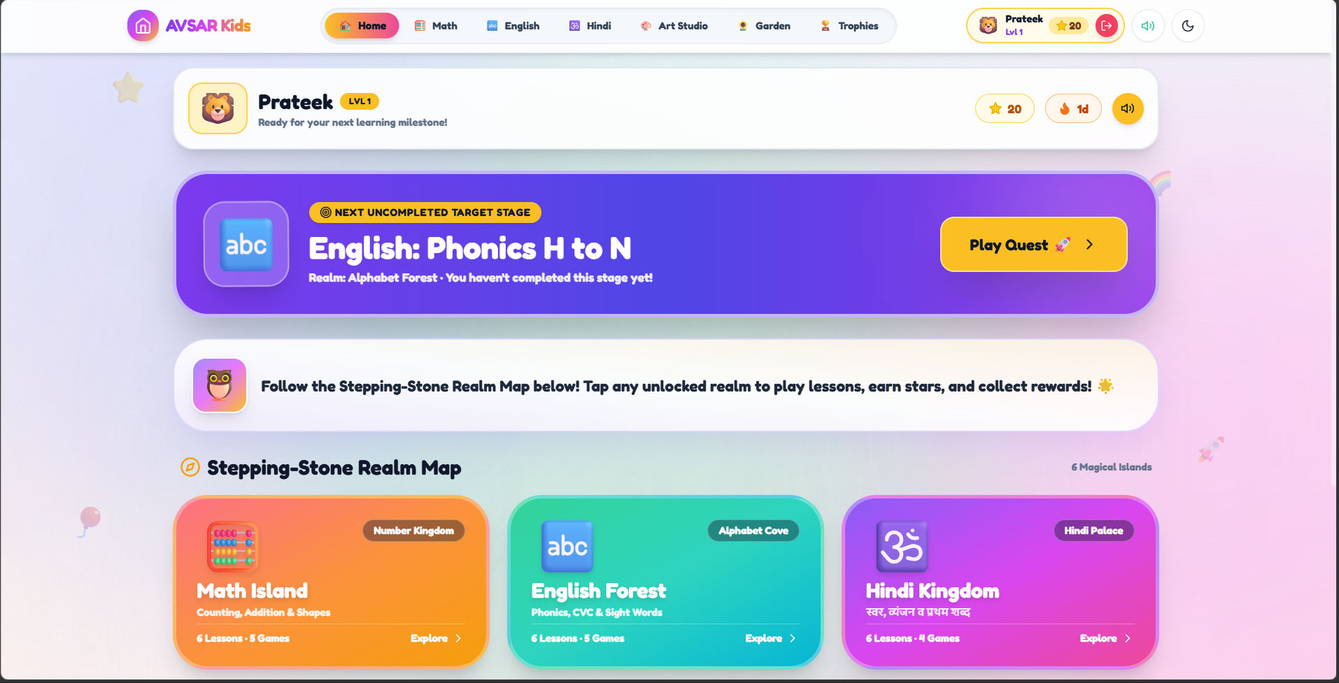 Avsar Kids: Simplified Learning App for NGO