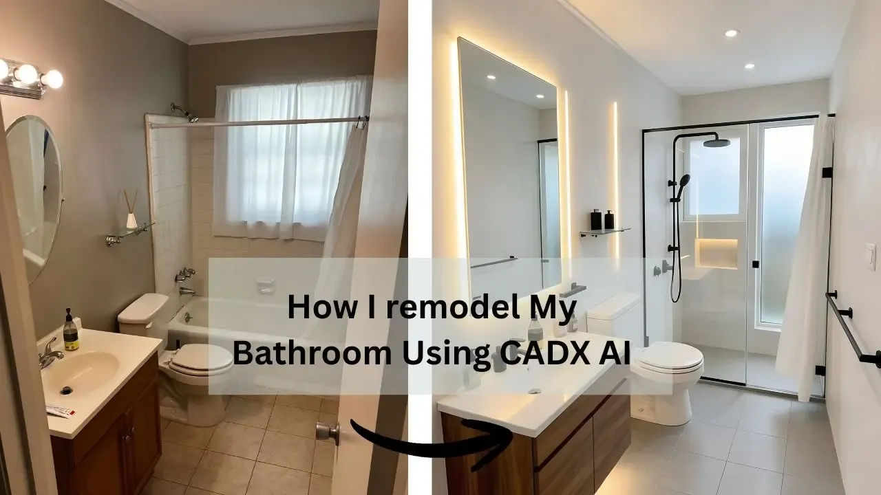 Free Bathroom Remodel with AI - Bathroom Design Generator | CADX