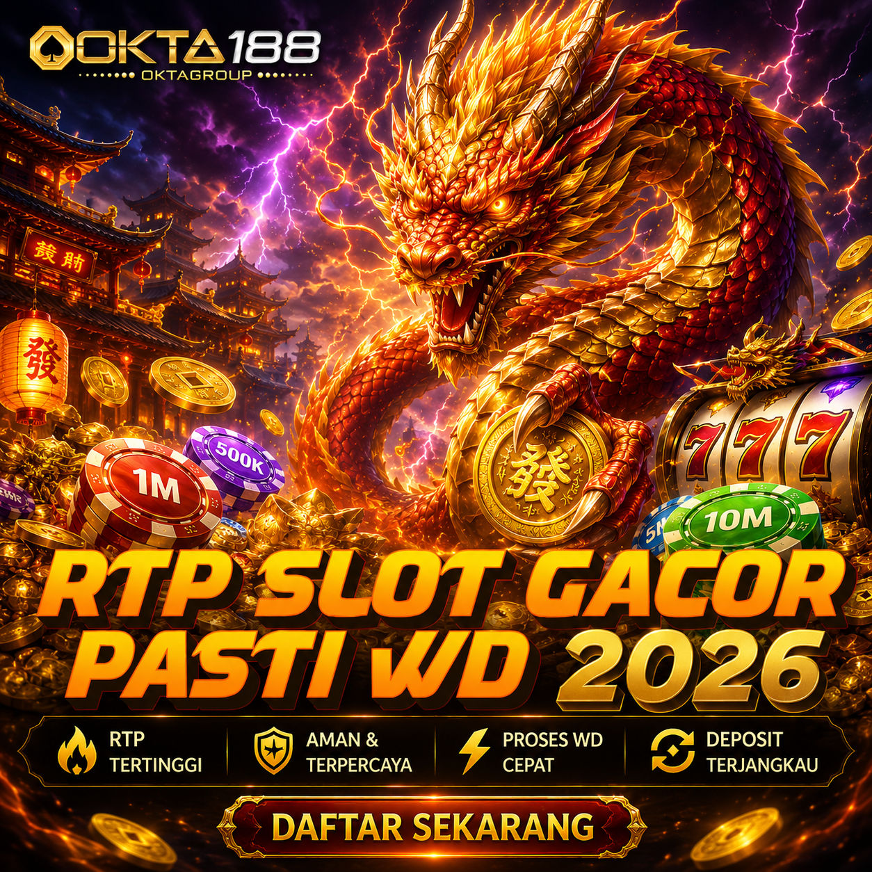 OKTA188 π Agen Slot Gacor Terunggul & Sistem WD Instan
