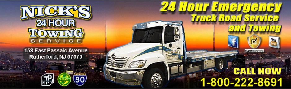 Services & Products Nick's Towing Service Inc in Rutherford NJ