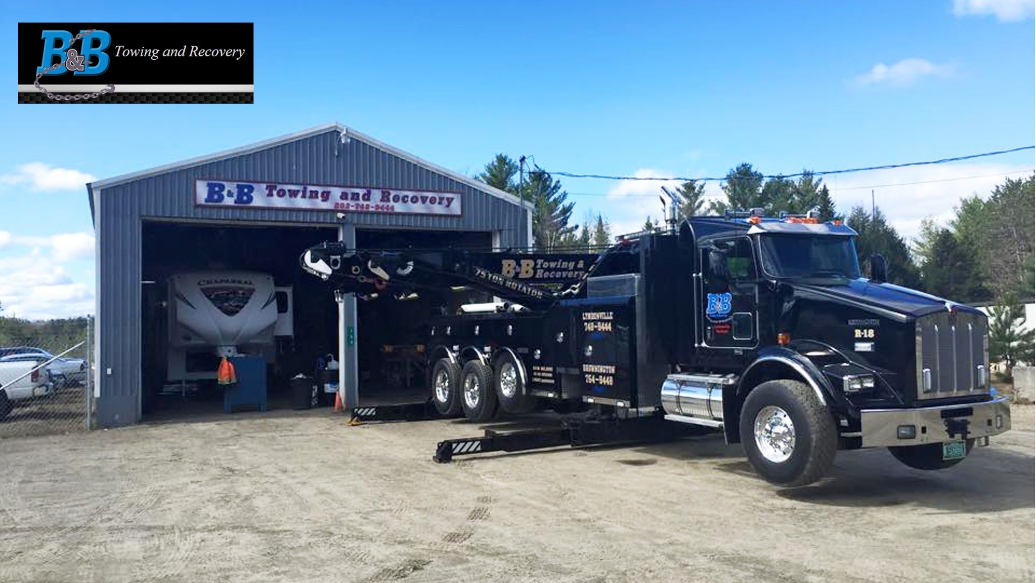 Services & Products B&B Towing and Recovery in Brownington VT