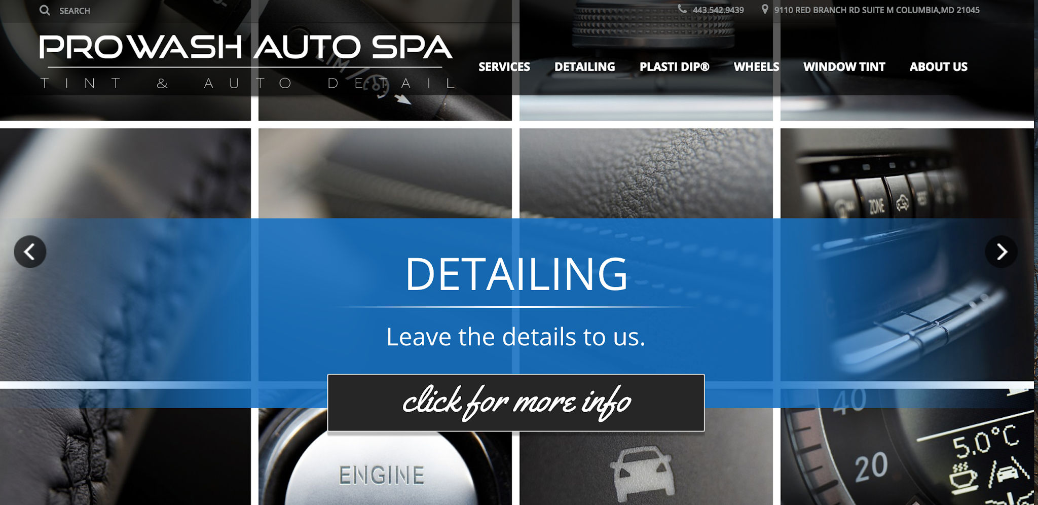 Services & Products Pro Wash Auto Spa LLC in Columbia MD