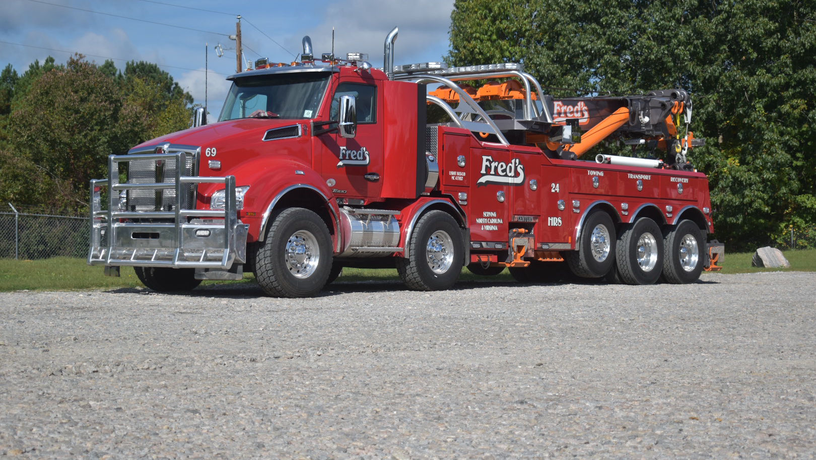 Services & Products Fred's Towing & Transport in Henderson NC