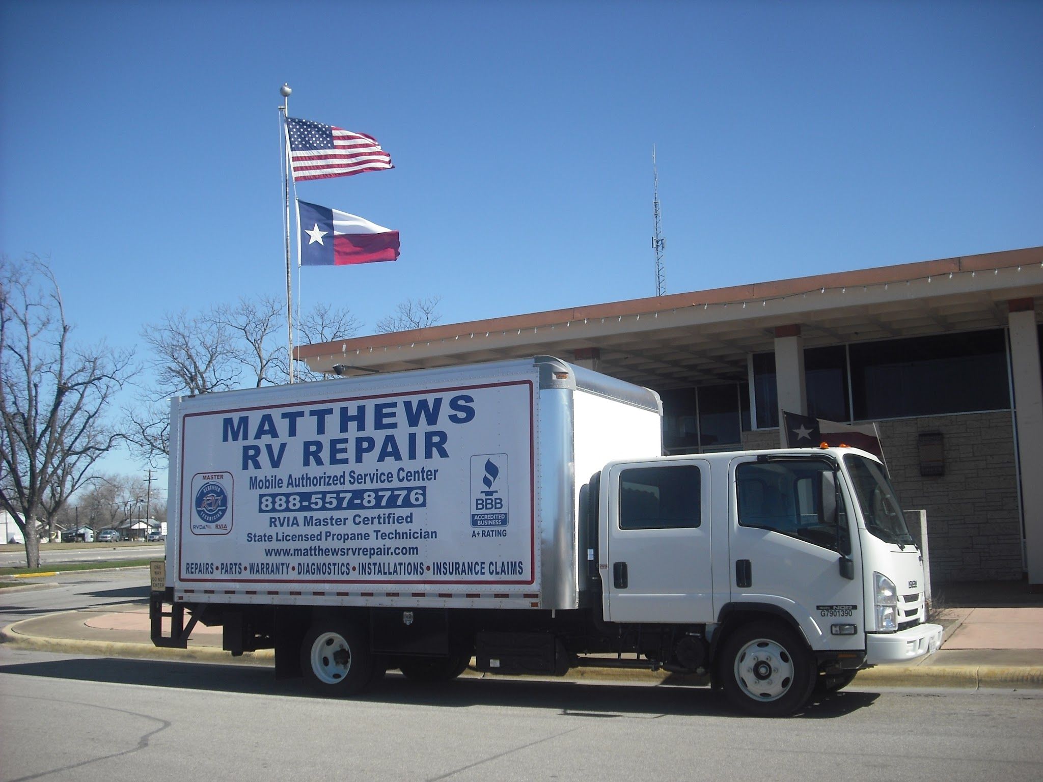 Services & Products Matthews RV Repair in Yancy TX