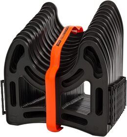 Camco Sidewinder 10-Ft Camper / RV Sewer Hose Support - Flexible Telescoping Design for Avoiding Obstacles & Deep Cradles Secure RV Sewer Hose - Out-of-the-Box Ready & Folds for RV Storage (43031)