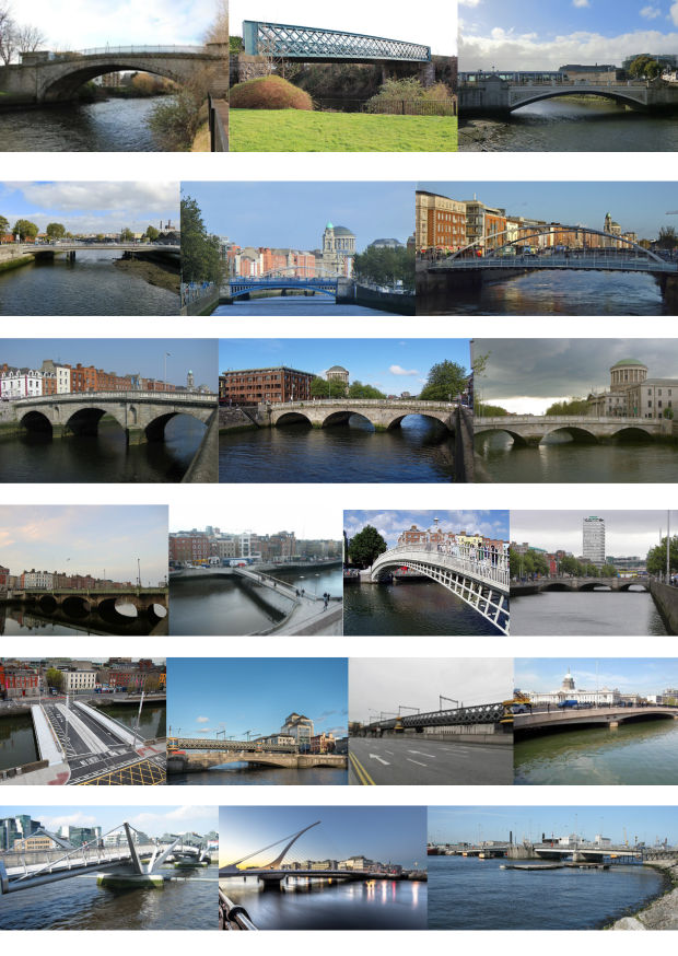 Name the Bridges of the River Liffey Quiz - By stephendonelan10