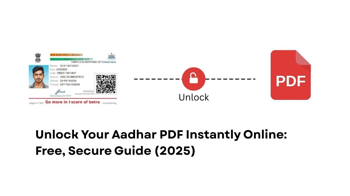 Featured image for Unlock Your Aadhar PDF Instantly Online: Free, Secure Guide (2025) - Tutorial guide