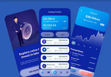 Cryptocurrency app