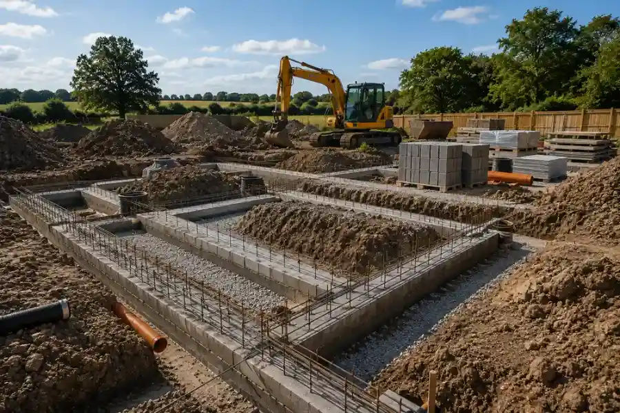 Commercial Block Foundation Works