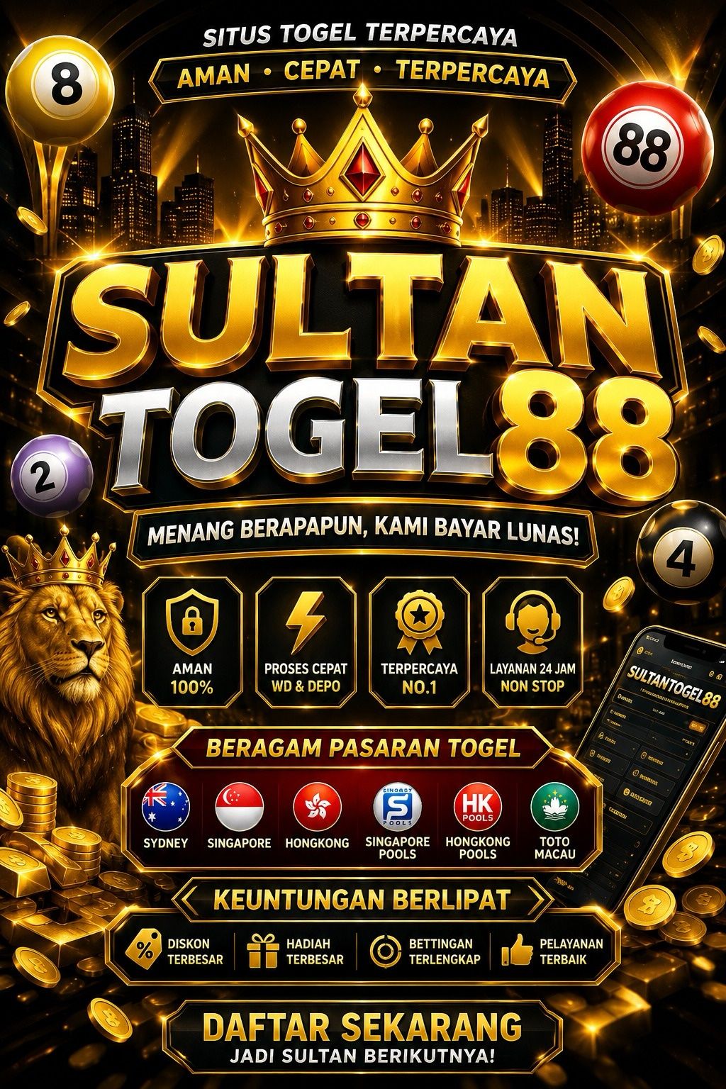 SULTANTOGEL88 - Revolusi Nyata Dalam Dunia Toto 4D Untuk Menjadi Sultan