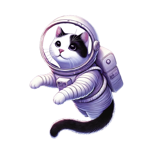 Gatinho astronauta