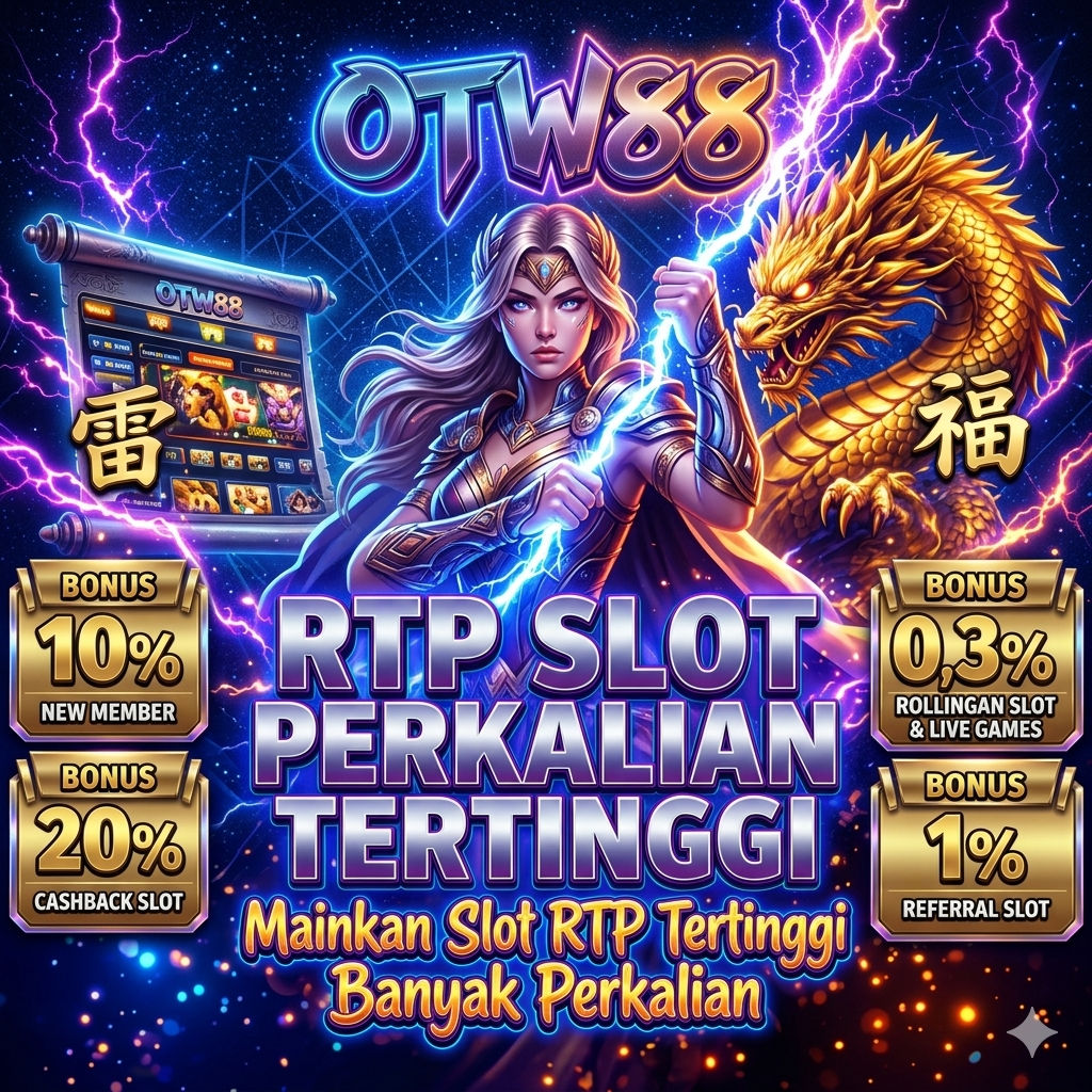 OTW88 ⭐️ Katadata Slot Gacor dengan Pecahan, RTP & Perkalian Tinggi dan Frekuensi Besar.