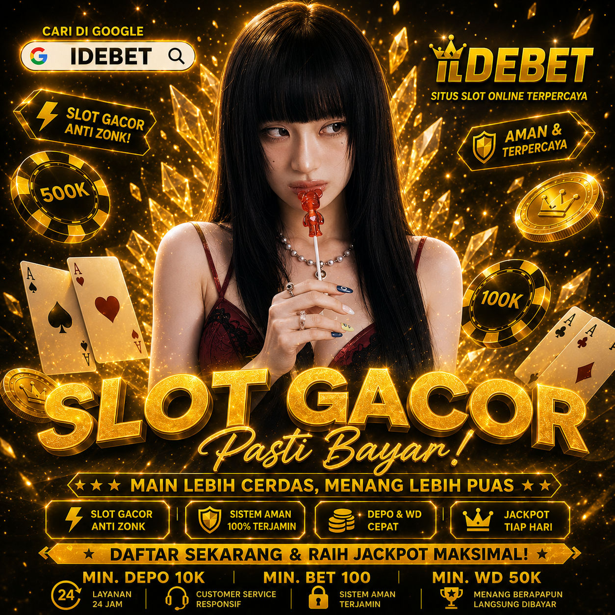 IDEBET: Tingkatan Platform Game Online Berkualitas Tinggi Malam Ini