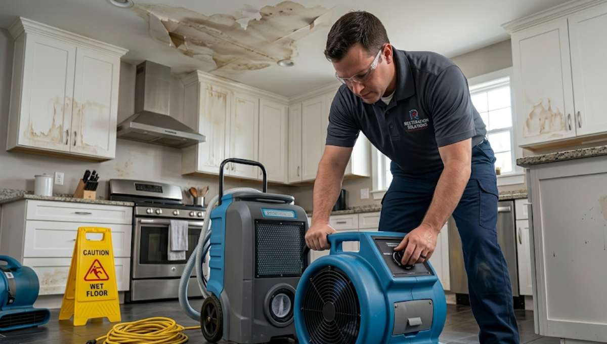 Attic Water Damage Cleanup in Pingree, ID