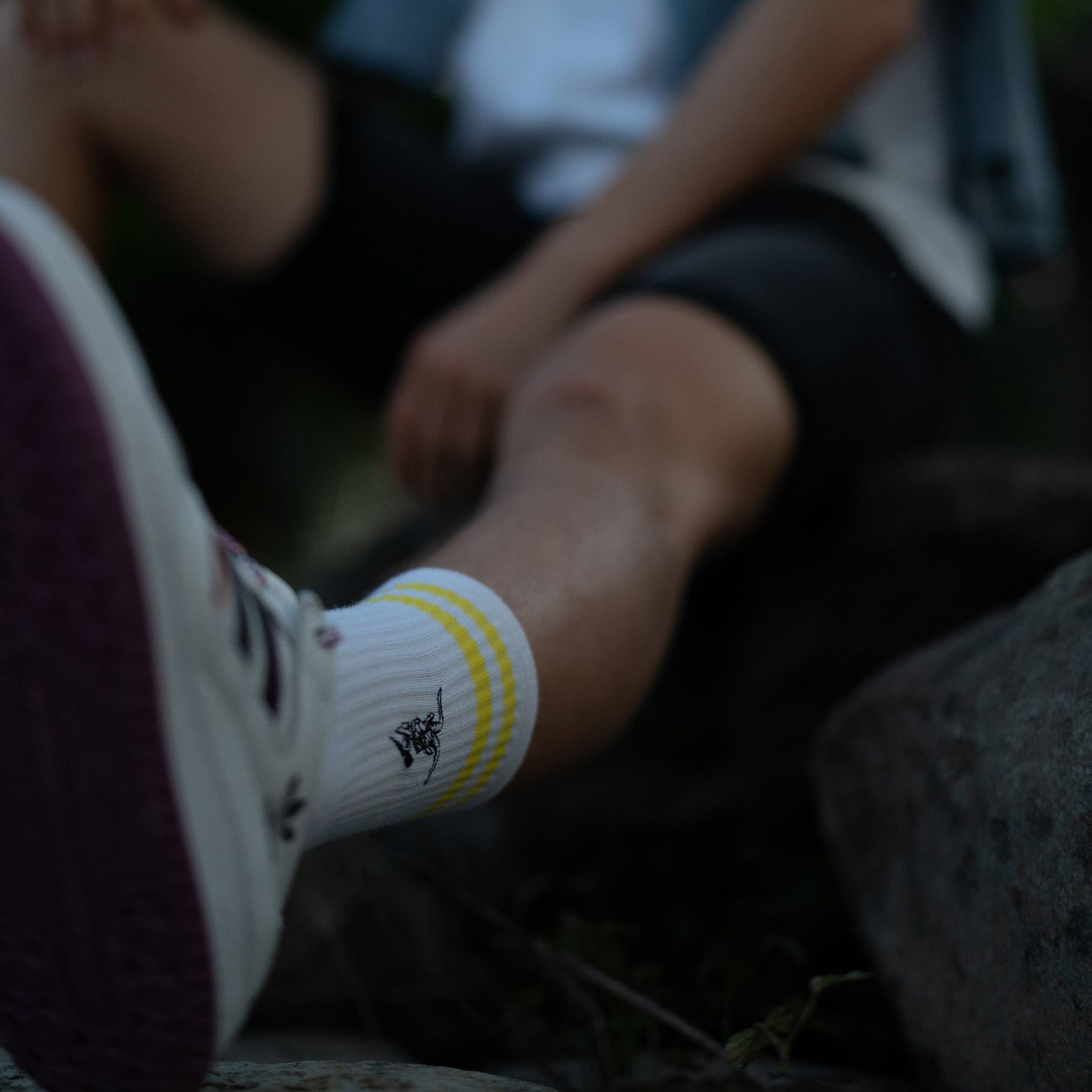 Socken Schwarz «Geh Deinen Weg»