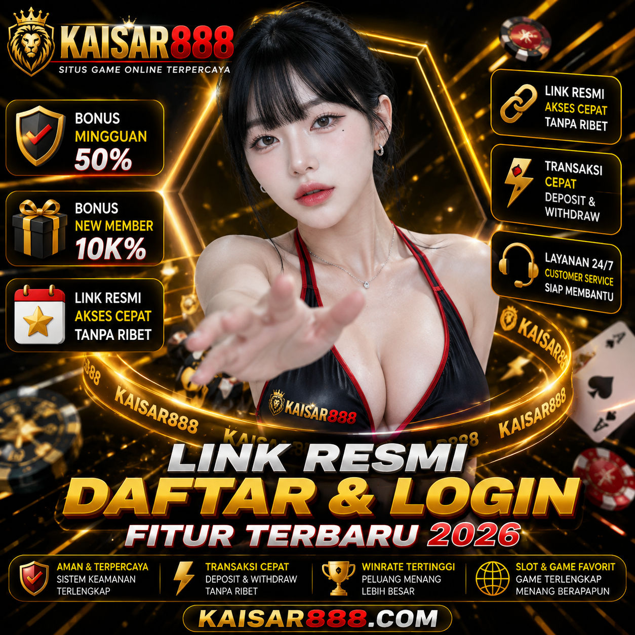 whyfame.com Visual Overview Screenshot or Official Image for whyfame.com - KAISAR888 | Link Resmi 2026, Daftar Baru & Bonus Member Pilihan.