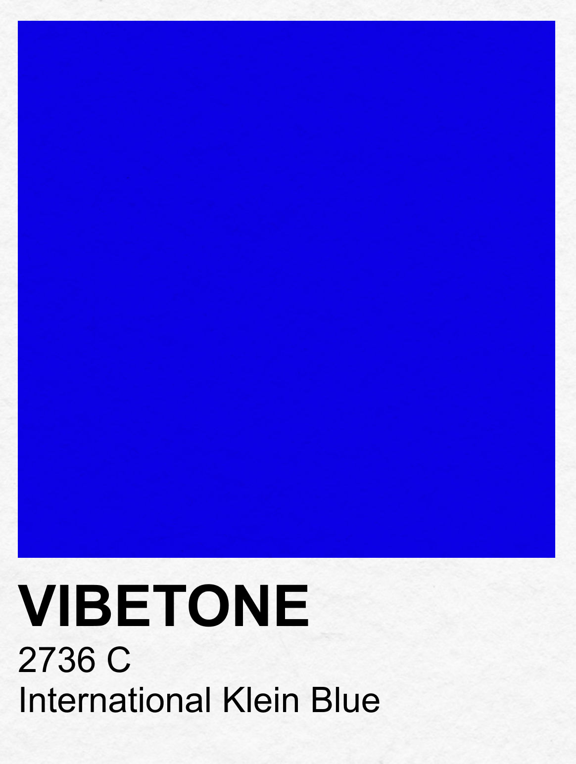 klein blue swatch