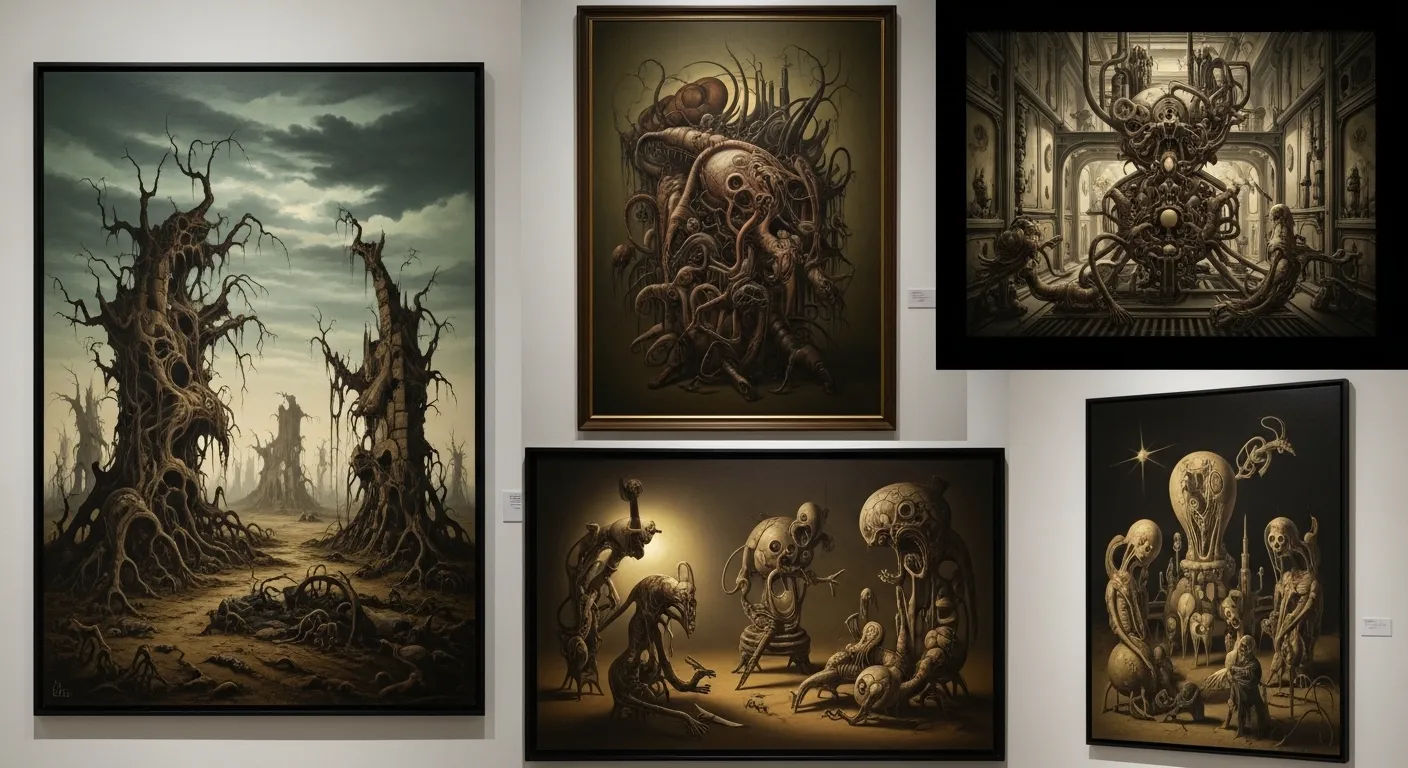 Dark Surrealism Artists and Gothic Themes