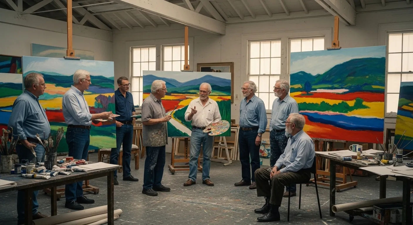 Famous abstract landscape artists