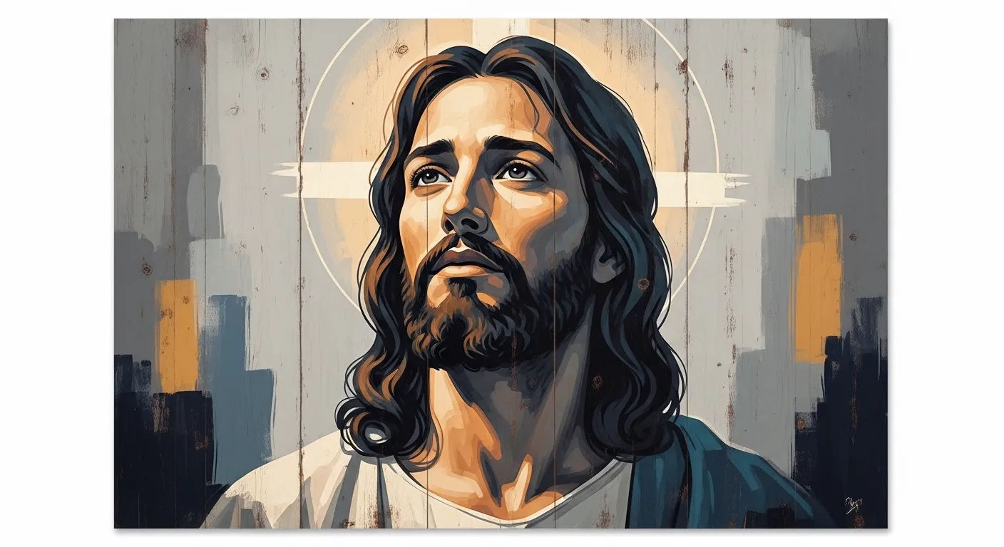 Large Jesus Wall Art for Home in Living Spaces