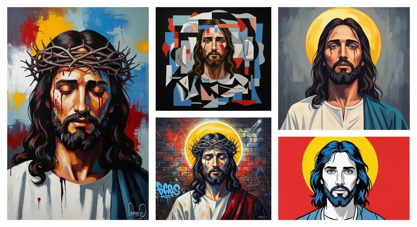modern paintings of jesus