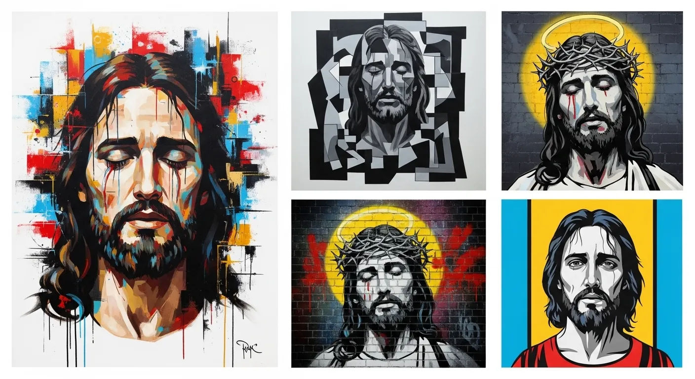 Modern Paintings of Jesus Contemporary Views