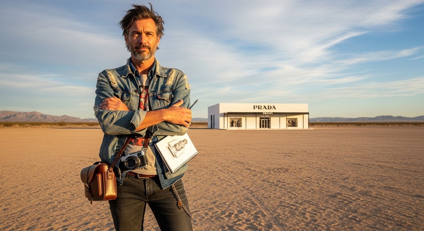 Prada Marfa Artist Satirizing Consumerism