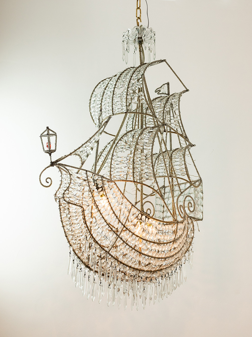 sailing ship chandelier