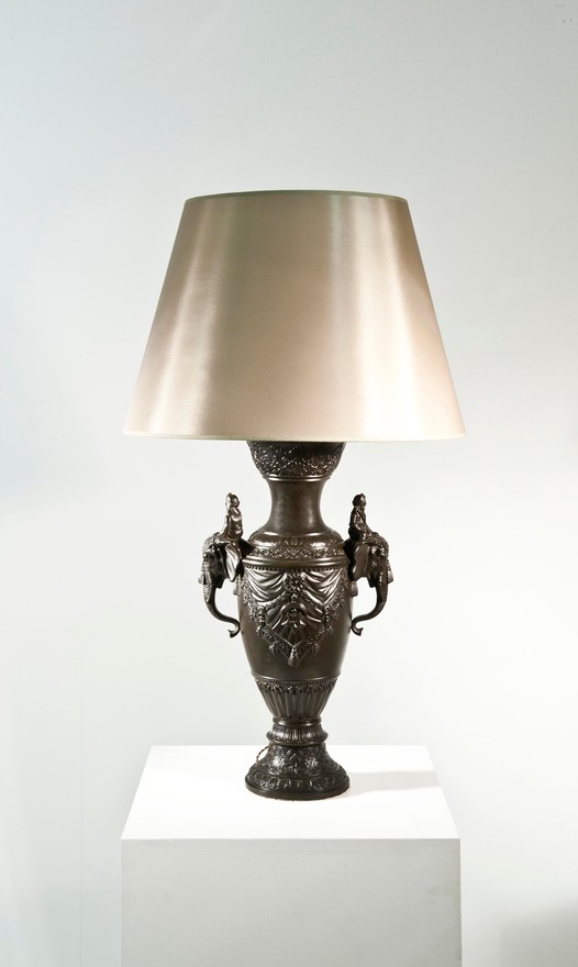 Pair of lamp with elephants