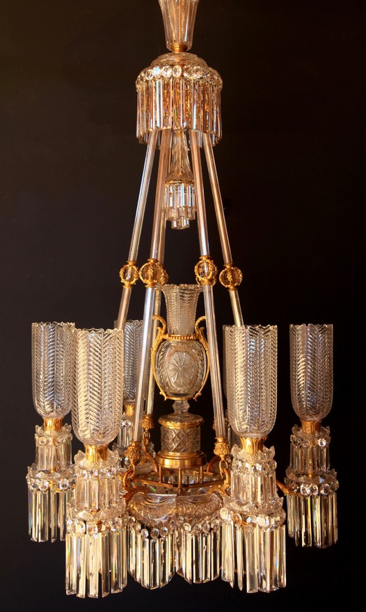 Osler cut crystal chandelier