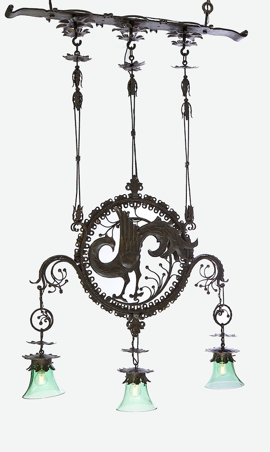 Lapwing Chandelier Carlo Rizzarda (1883-1931)