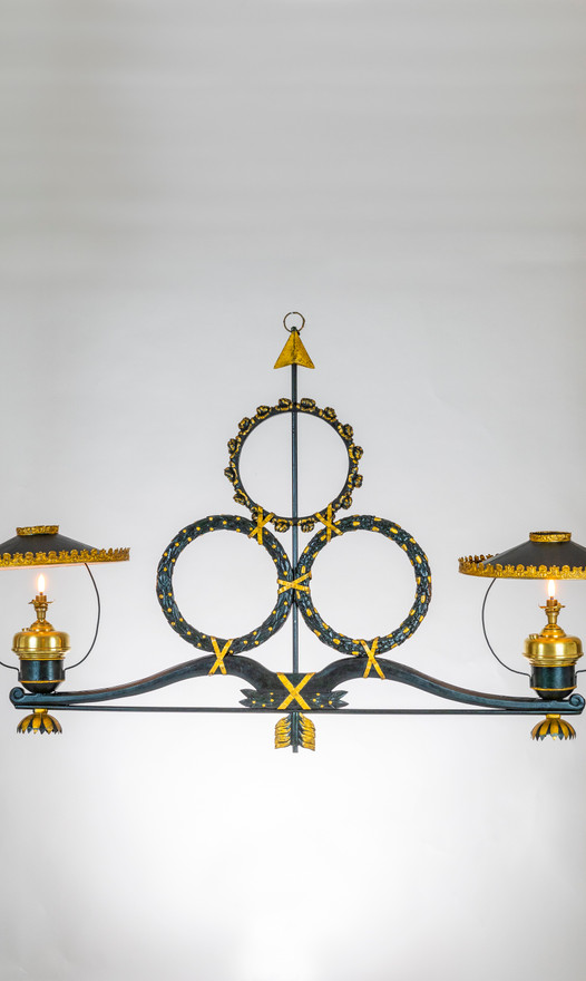 Empire billiard chandelier