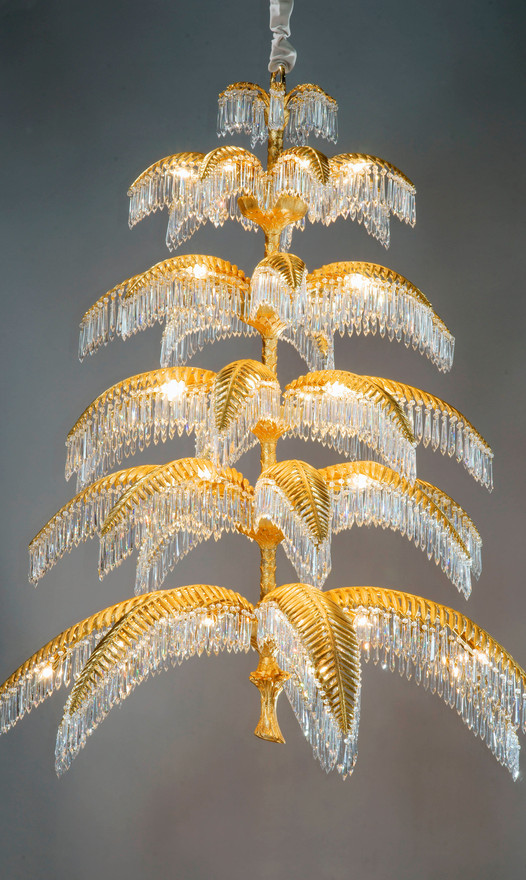 Hoffmann Palm Chandelier with 42 lights