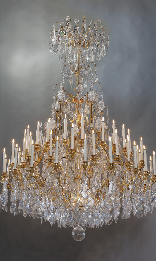 Monumental Cage Chandelier