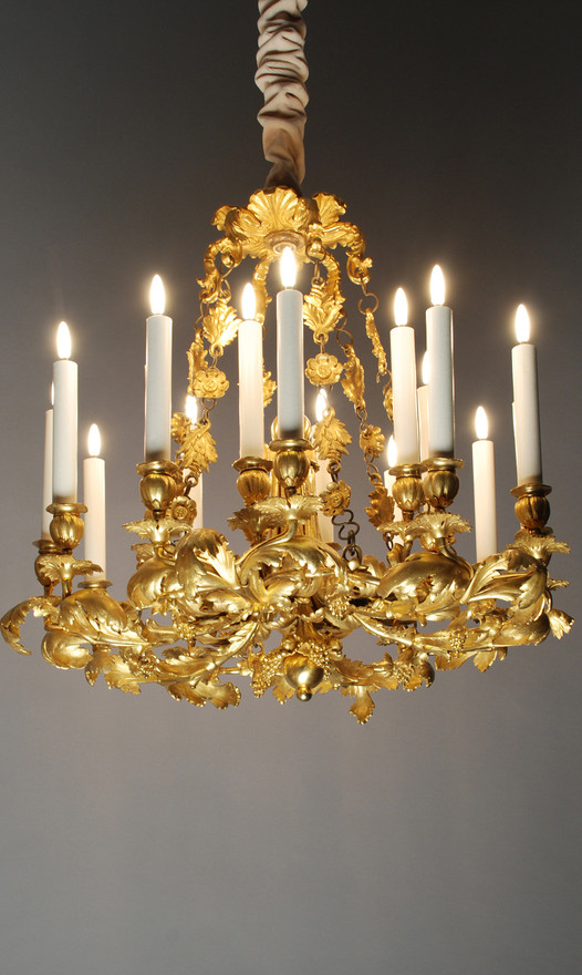 Louis XV vegetal Chandelier