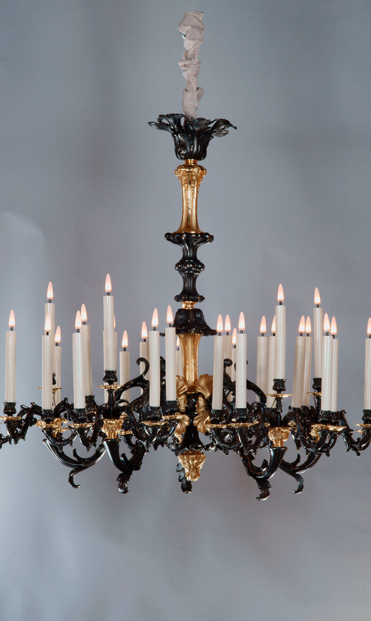 Large Napoleon III  chandelier with 30 lights