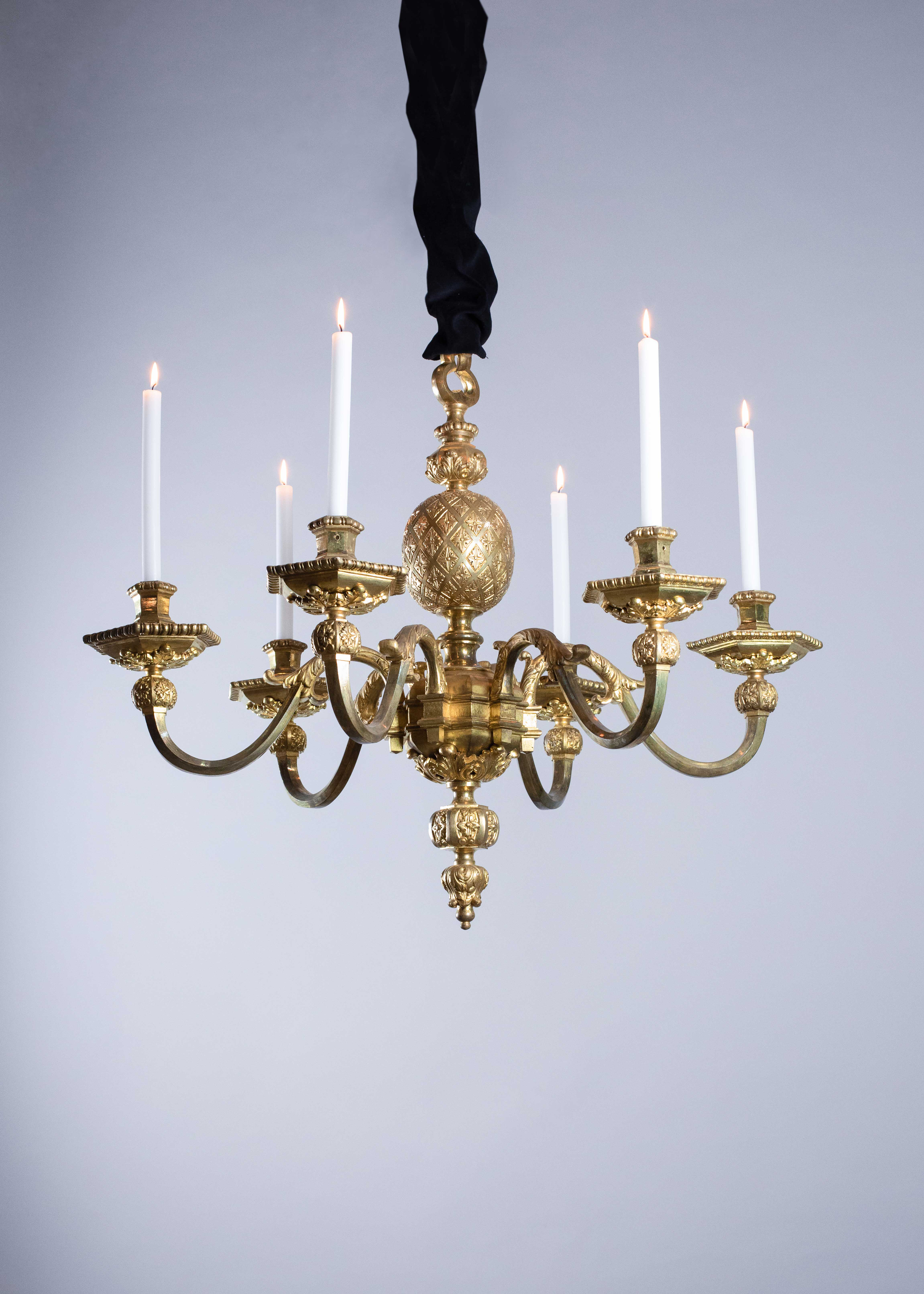 Hollywood Regency Style Pineapple Chandelier - CENTURIA