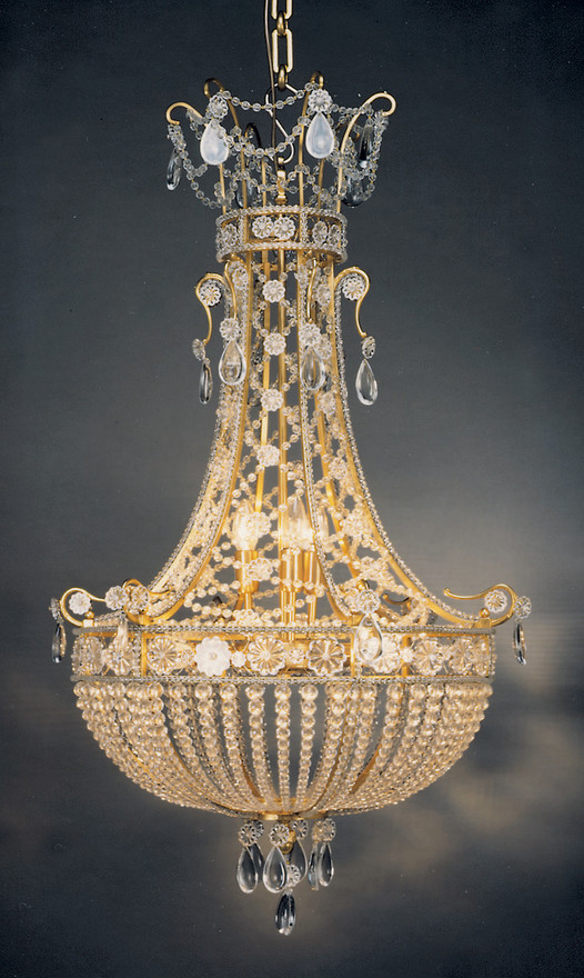 20th Century Chandelier in Empire “Corbeille” Style