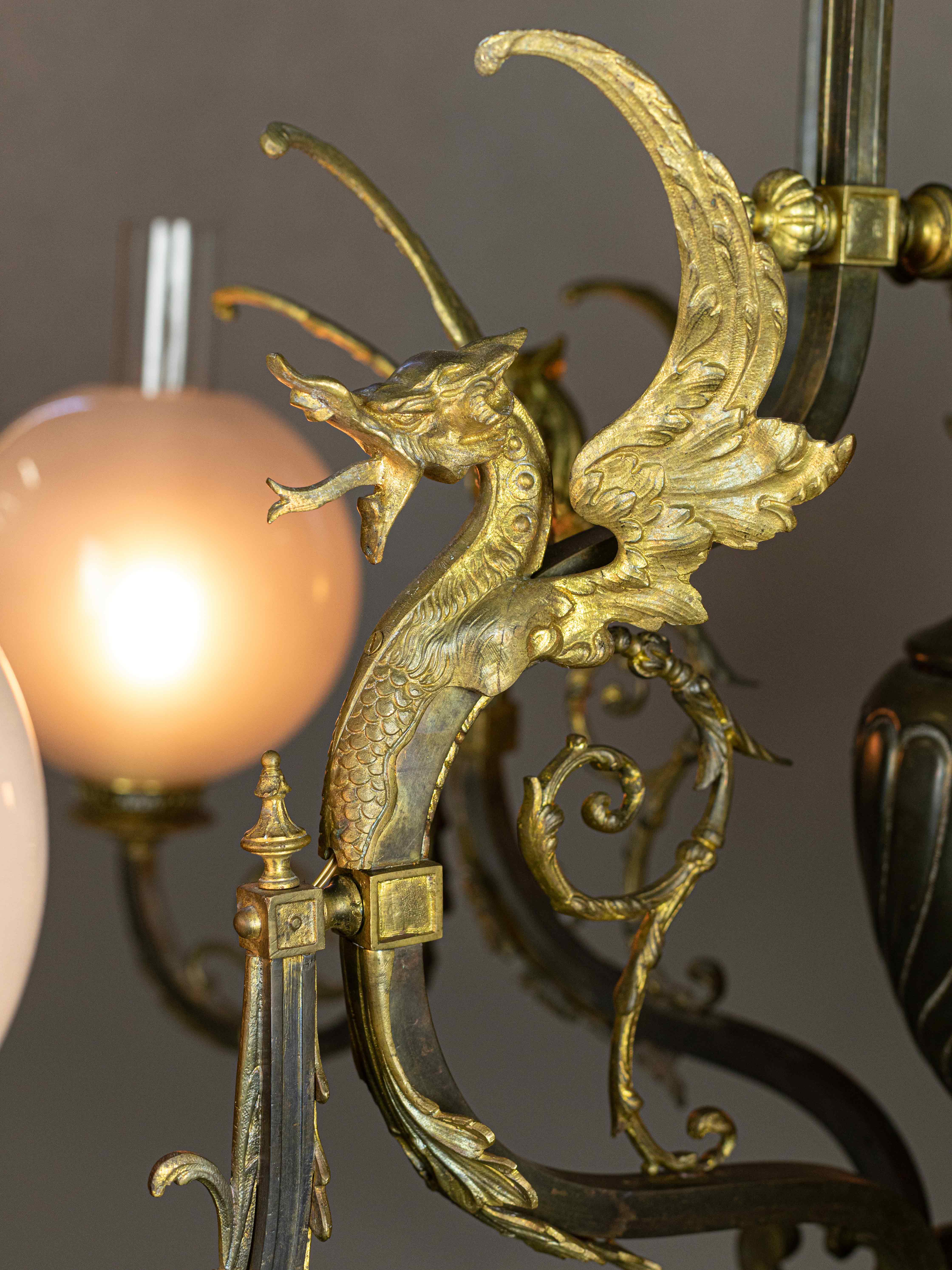 Dragon Gas chandelier