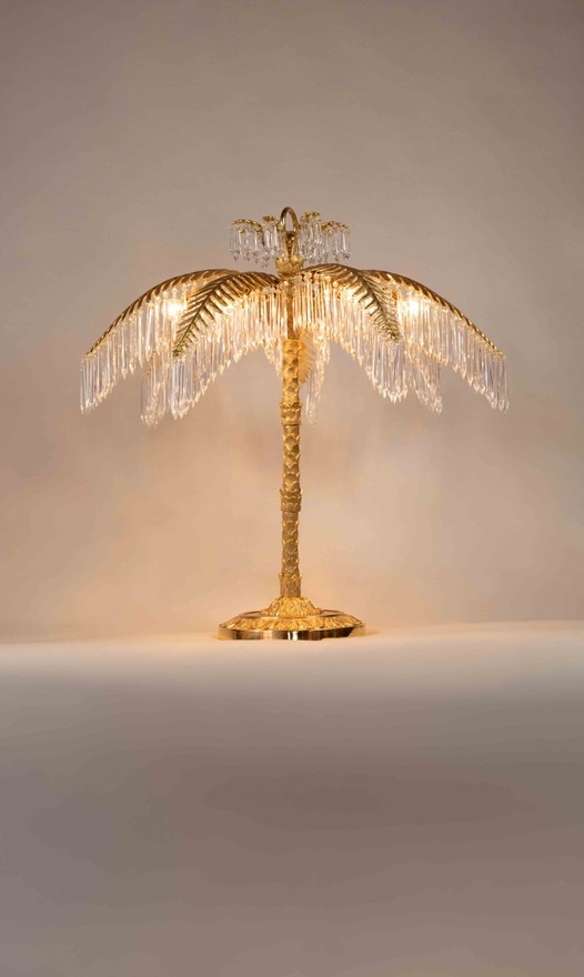 Palm lamp in the style of Joseph Hoffmann