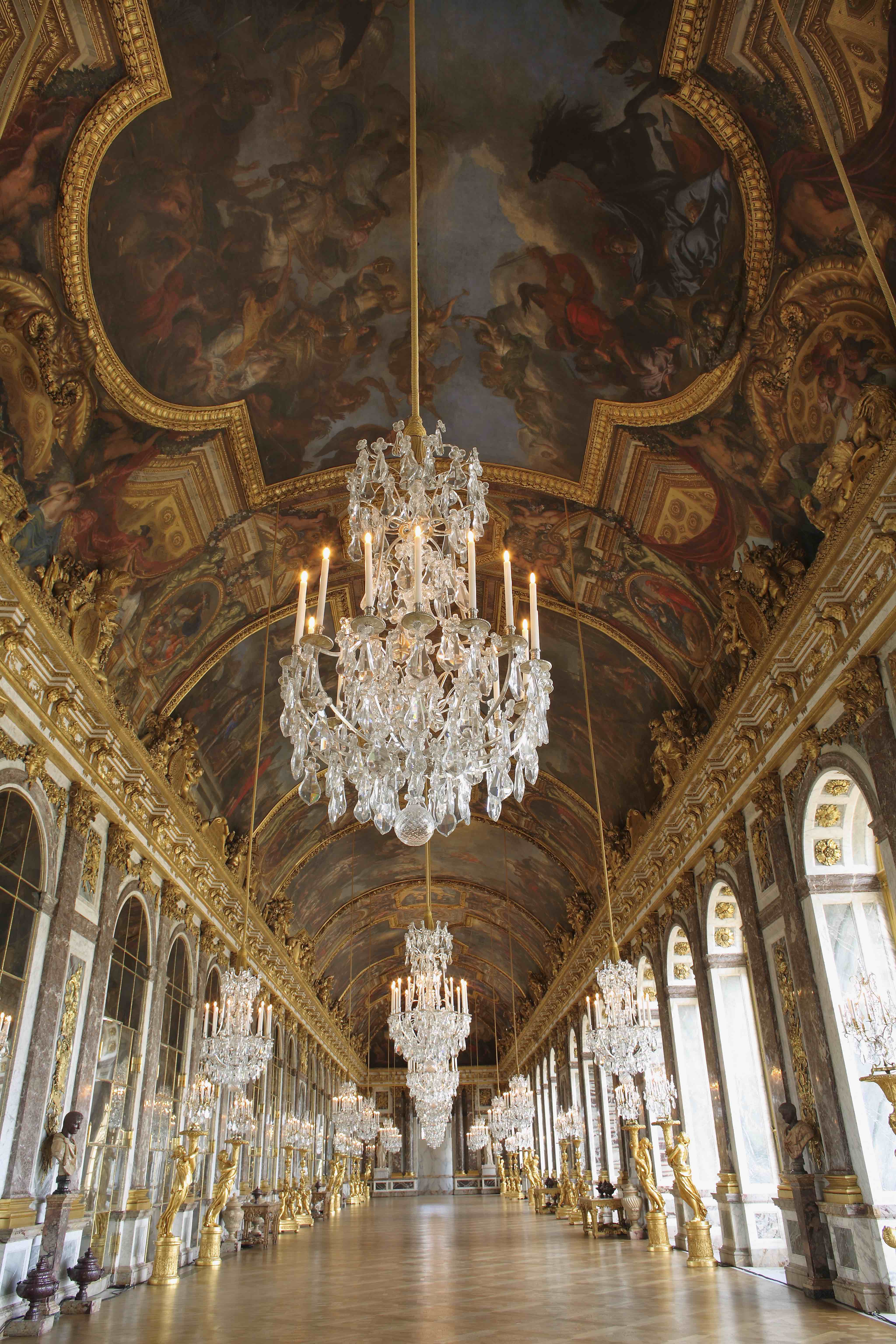 Crayon à papier Château de Versailles doré avec cristal Swarovski