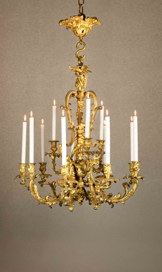 Rocaille Chandelier Louis XV