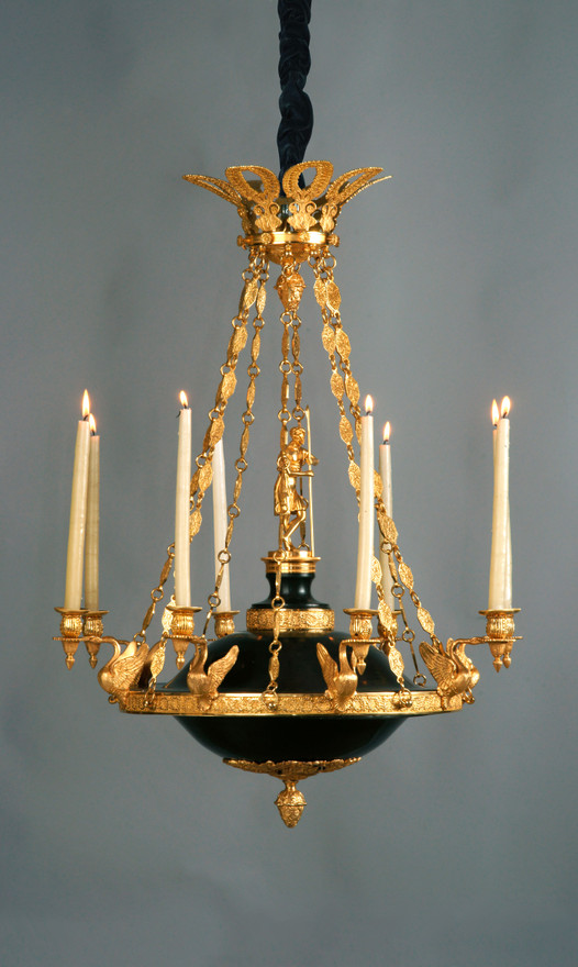 Empire Chandelier with a central soldier